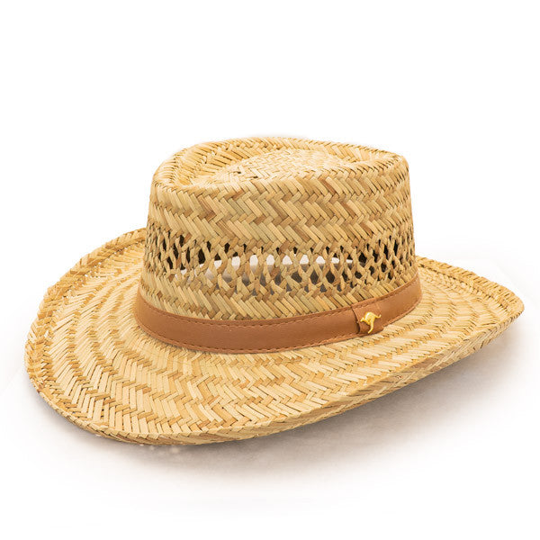 Palm tree sun protection unisex short brim straw hat shade breathable beach  hat men summer cap ja