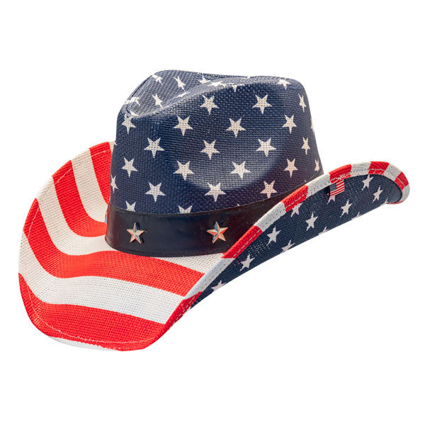 California Hat Company, American Flag Cowboy Hat