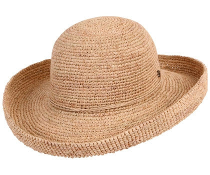 Cynthia Hand Crocheted Sun Hat Packable Summer Hat for Women