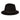 Kooringal - Matilda Short Brim Fedora - Black - Back