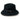 Saint Martin - Black Wool Safari Fedora - Side