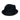 Saint Martin Roma Stingy Fedora (Black)