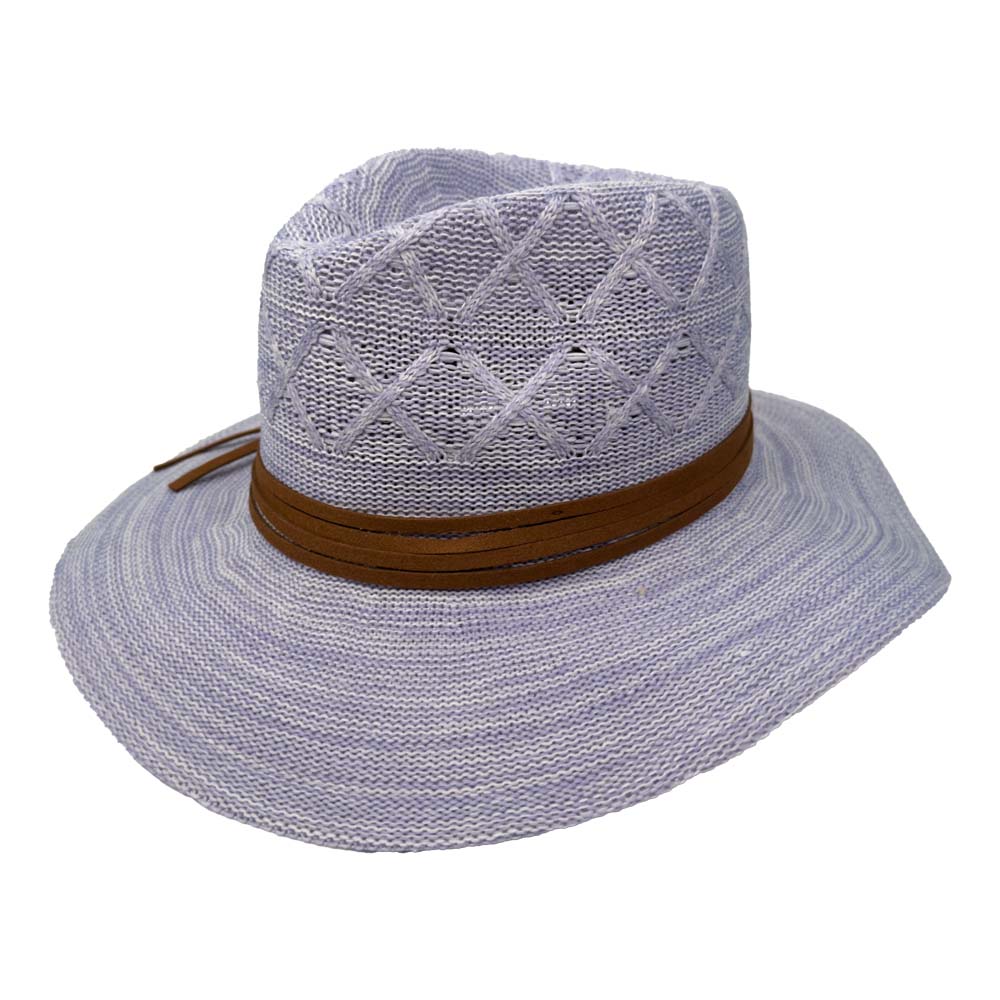 Saint-Martin-SM2754-Blue-Knitted-Safari-Fedora-style