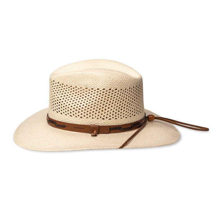 Stetson Airway Panama Straw Hat - Natural