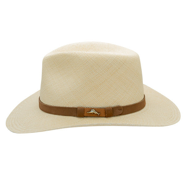 Tommy Bahama Supreme Panama Straw Hat Size S/M with Ribbon Band and  Sailfish Pin