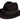 Kenny K - Black Wool Felt Safari Fedora